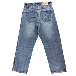 Y2K Drunknmunky denim wide leg jeans 2000s vintage